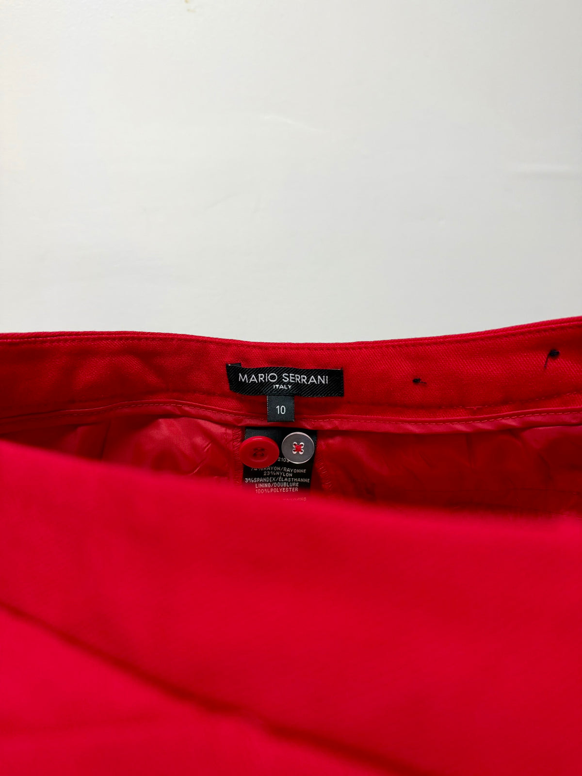 Mario Serrani Italy Pant Size 10
