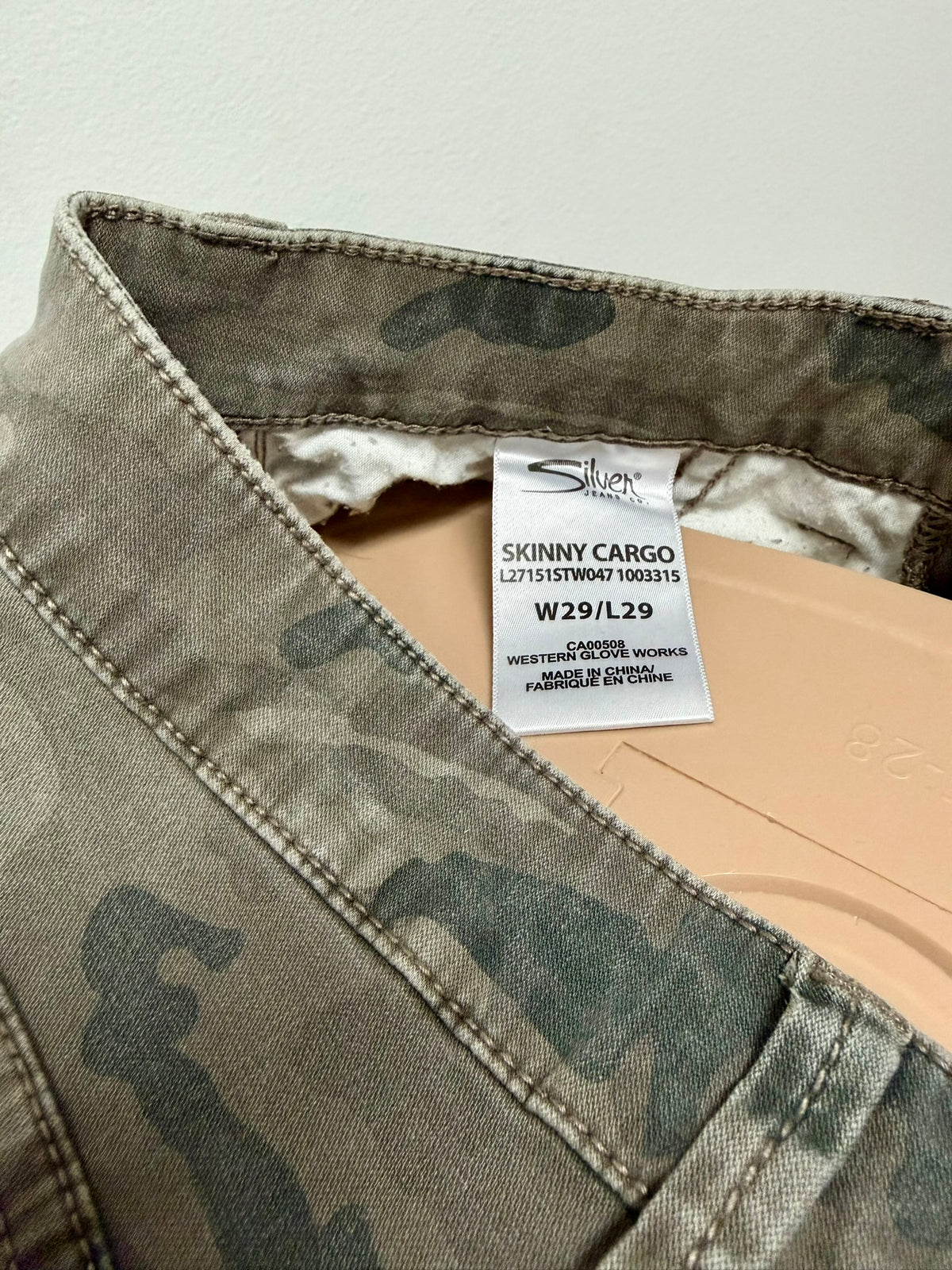 Silver Jeans 'Skinny Cargo' Size 29