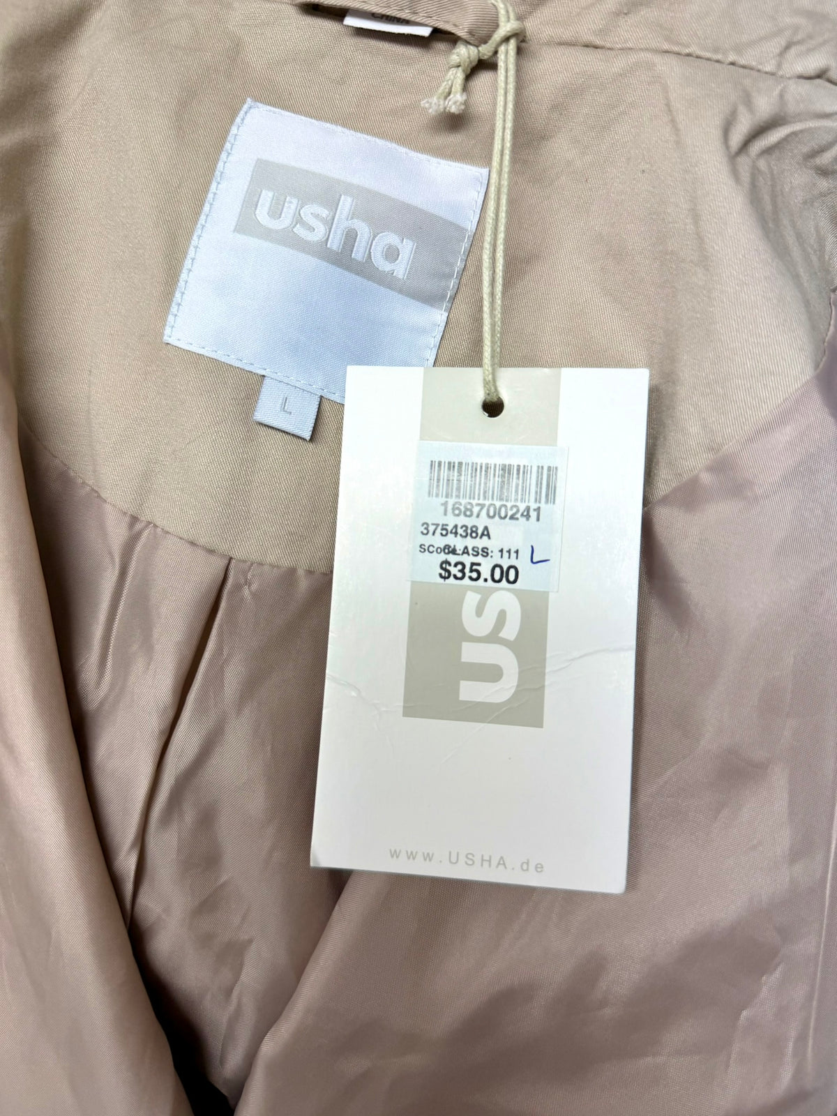 Usha Jacket Size L (NWT)