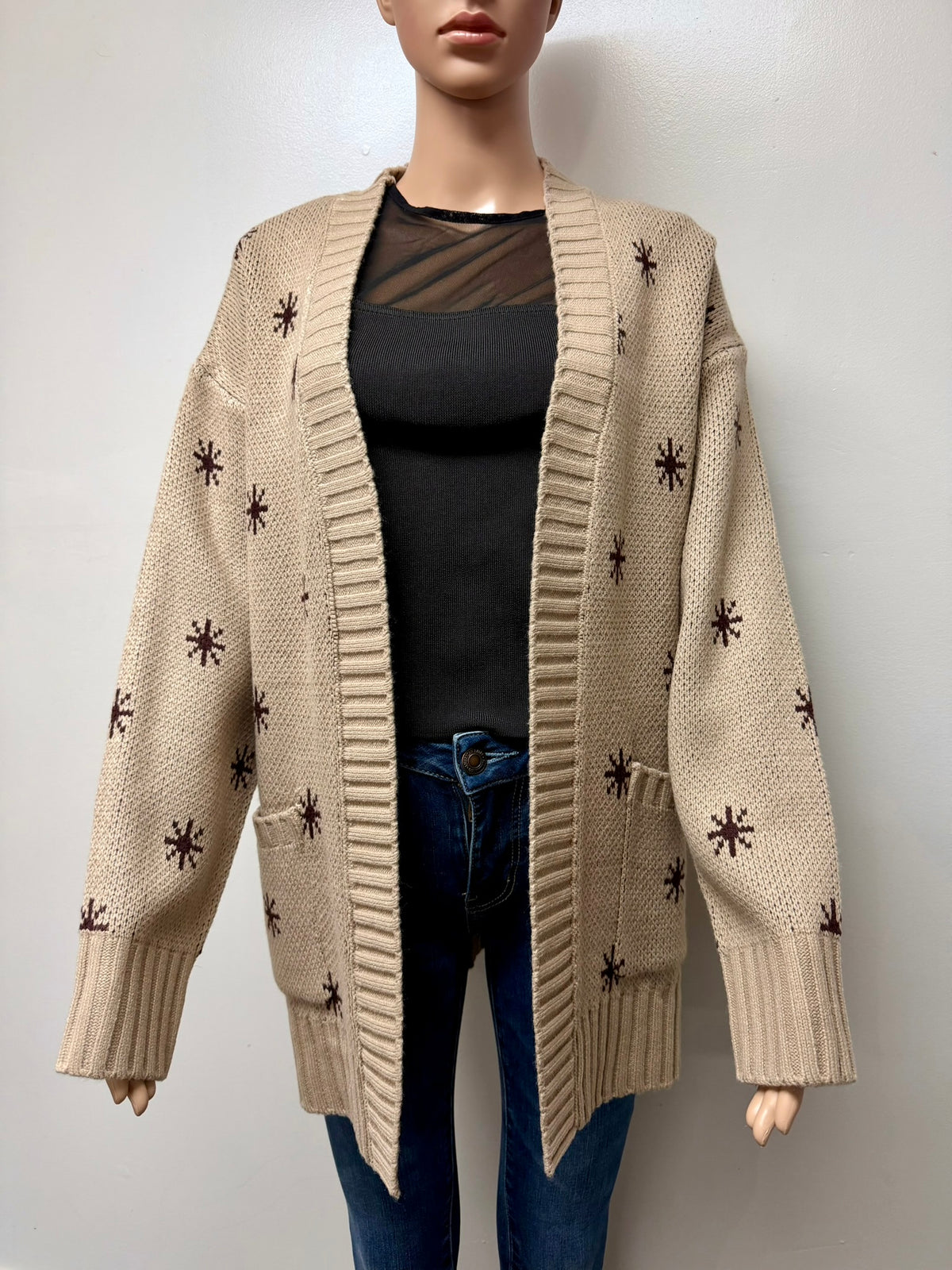 Warehouse One Cardigan Size LG (NWT)