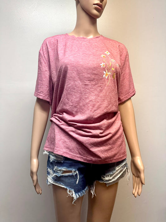 Floral Tee Size XL